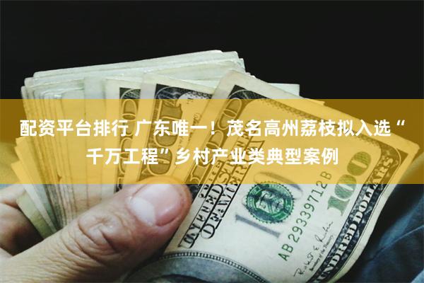 配资平台排行 广东唯一！茂名高州荔枝拟入选“千万工程”乡村产业类典型案例