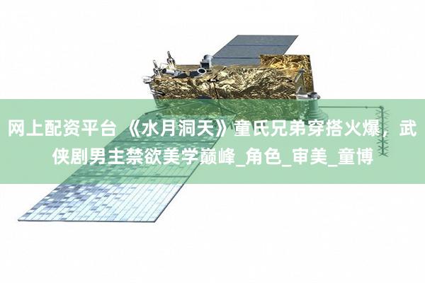 网上配资平台 《水月洞天》童氏兄弟穿搭火爆，武侠剧男主禁欲美学巅峰_角色_审美_童博